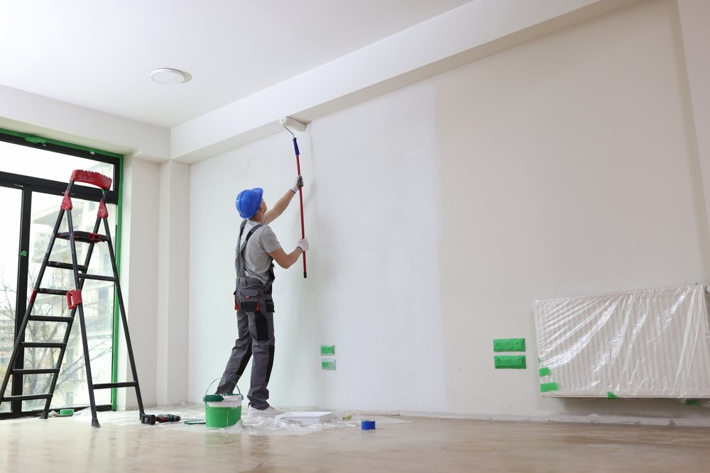 Dit is het resultaat van scanbehang laten aanbrengen in je nieuwbouwwoning in Almelo.