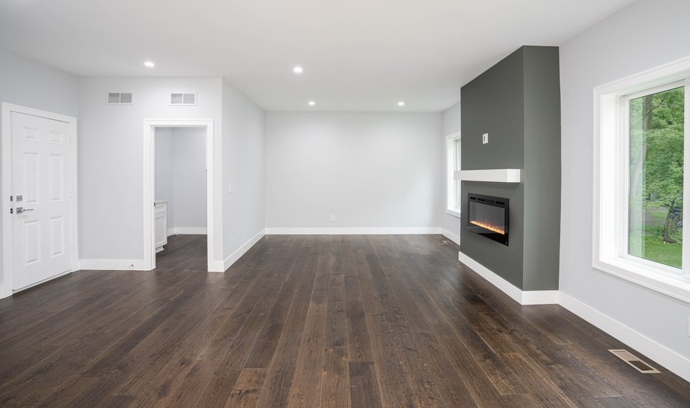 Dit is het resultaat van glasvezelbehang laten aanbrengen in je nieuwbouwwoning in Almelo.